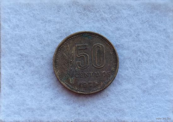Werty71 Аргентина 50 сентаво 1975