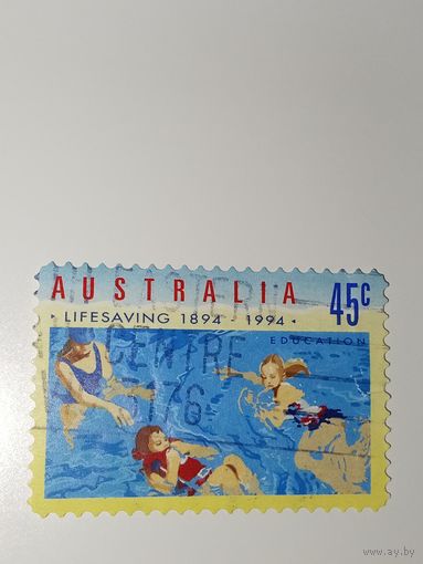 Австралия год 1994. в честь столетия спасательной службы