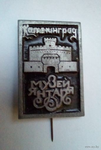 Значок.Калининград.Музей янтаря.Тяжмет.