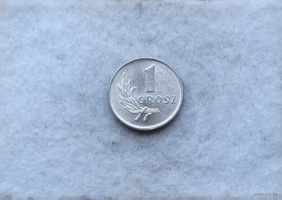 Werty71 Польша 1 грош 1949 Блеск