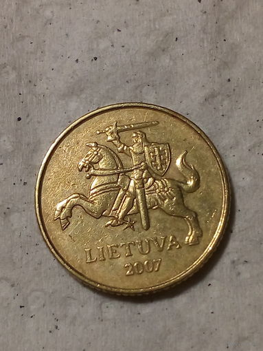 10 центов Литва 2007 год