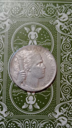 Италия 5 лир 1948