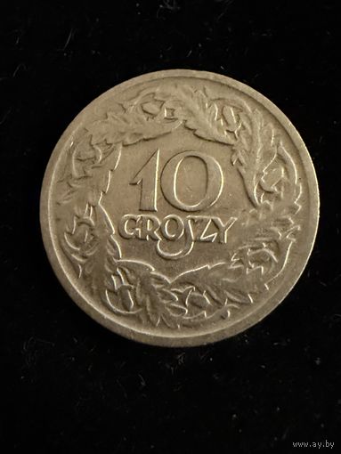 10 злотых 1923 г.  Польша.
