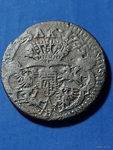 Польша 1 грош 1755 г. (Н) Август III, без мц.