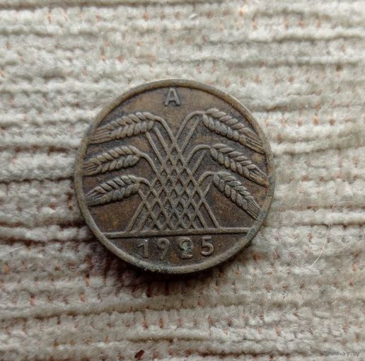 Werty71 Германия 10 рейхспфеннигов 1925 А пфеннигов Веймар