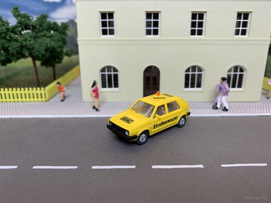 Volkswagen Golf 2 ADAC. Масштаб HO 1:87.