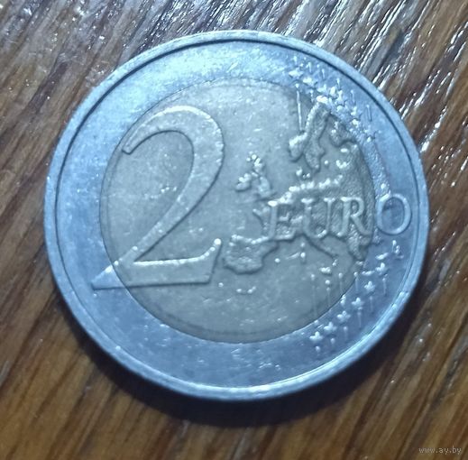 Германия, 2 евро 2007 года, D, 50 лет подписанию Римского договора