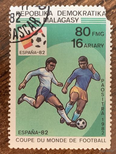 Мадагаскар  1982. Чемпионат мира по футболу Испания-82. Марка из серии