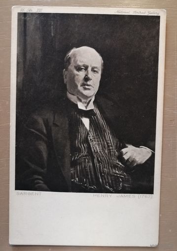 Почтовая карточка, США, писатель Генри Джеймс