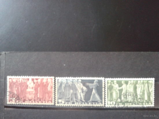 Швейцария 1938 Стандарт Полная серия Михель-7,0 евро гаш