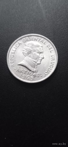 Уругвай 20 сентесимо 1965 г.