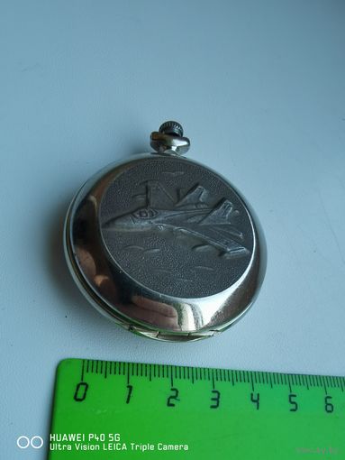 Карманные Часы Молния МиГ-31 наполном и точном ходу трёхдневный аукцион