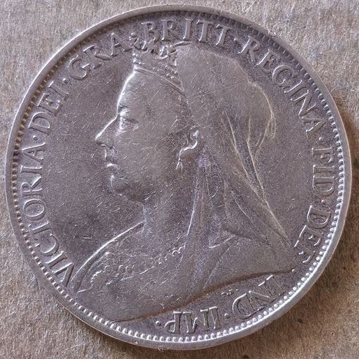 Великобритания 1 пенни, 1900 г., KM# 790