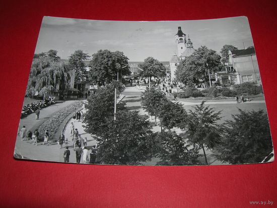 Польша Сопот 1963 год Подписана Прошла почту Марка