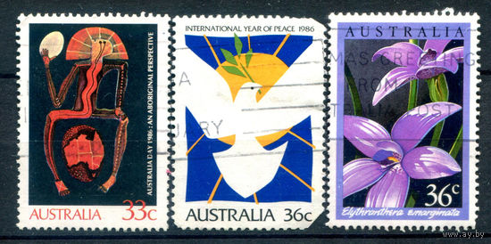 Австралия - 1986г. - марки года - 3 марки - гашёные. #3-WB-79-A-2