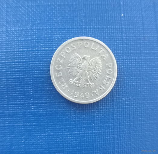 Польша 10 грошей 1949 алюминий