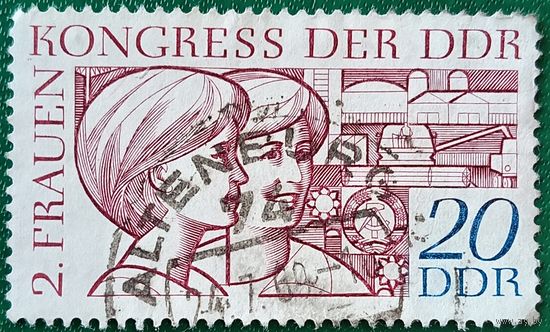 ГДР 1969. 2ой женский конгресс ГДР