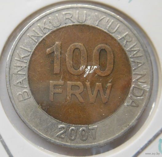Руанда 100 франков 2007 г