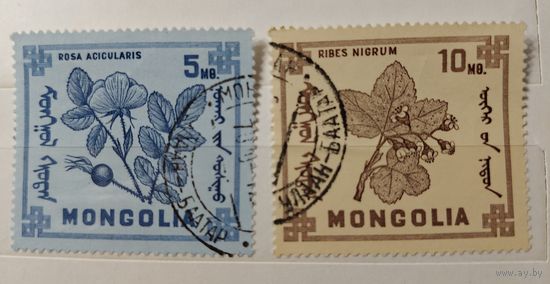 РАСПРОДАЖА КОЛЛЕКЦИИ. Монголия, марки "флора"