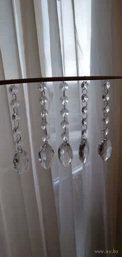 Подвески стеклянные 21шт.