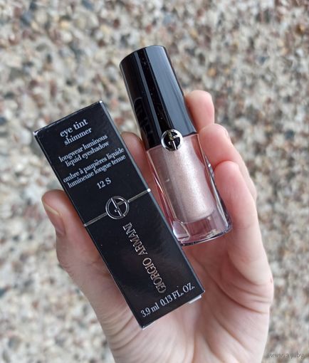 Тинт для глаз Giorgio Armani Eye Tint Shimmer longwear luminous liquid eyeshadow 3.9 ml в оттенке 12 S shell