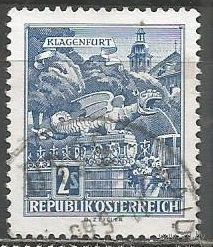 Австрия. Фонтан на Новой площади. 1968г. Mi#1256.