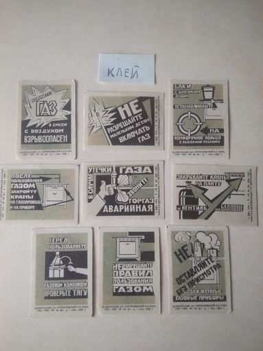 Спичечные этикетки ф.Борисов.Пожарная безопасность. 1965 год