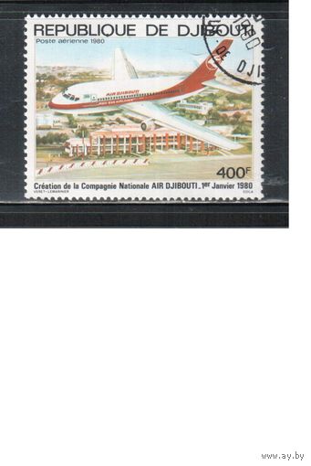 Джибути-1980 (Мих.270) гаш.  ,  Самолет, (одиночка)-2