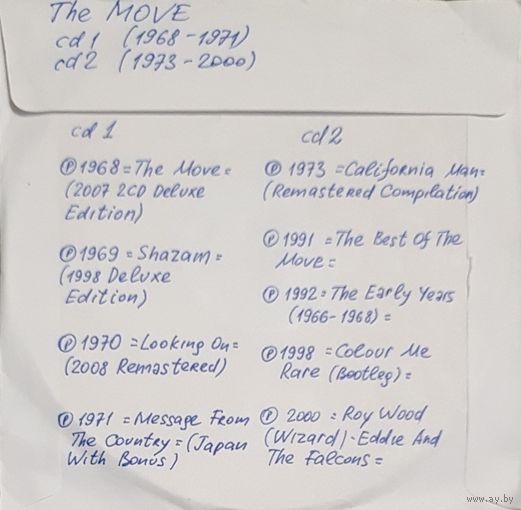 CD MP3 дискография The MOVE - 2 CD