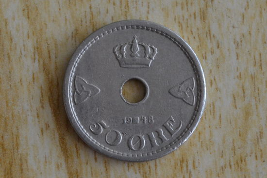 Норвегия 50 эре 1948