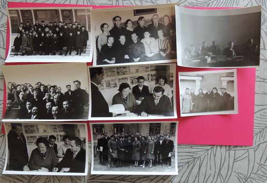 Фото "Университет марксизма-ленинизма", 1960-е гг., 8 шт.