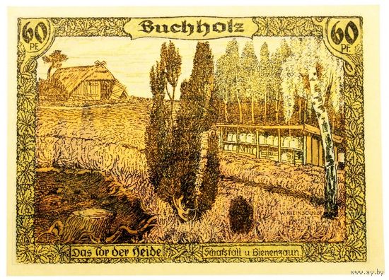 РАСПРОДАЖА!!! - ГЕРМАНИЯ ЗОЛЬТАУ (Нижняя САКСОНИЯ) 60 пфеннигов 1921 год - BU!