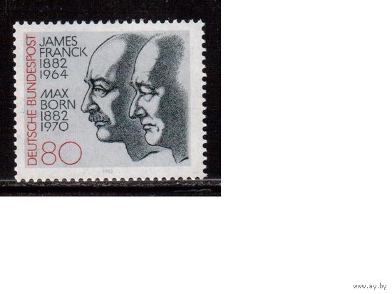 Германия(ФРГ)-1982,(Мих.1147), **, Личности,