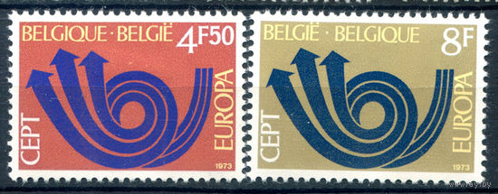 Бельгия - 1973г. - Europa CEPT - 2 марки - полная серия, MLH [Mi 1722-1723]. #2-Bc-36-B-1
