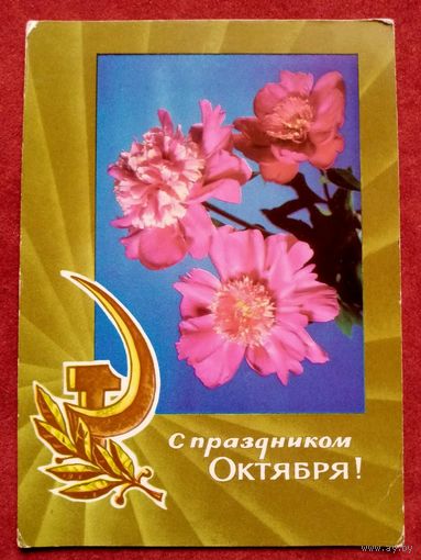 Круцко 1971 С праздником Октября! чистая