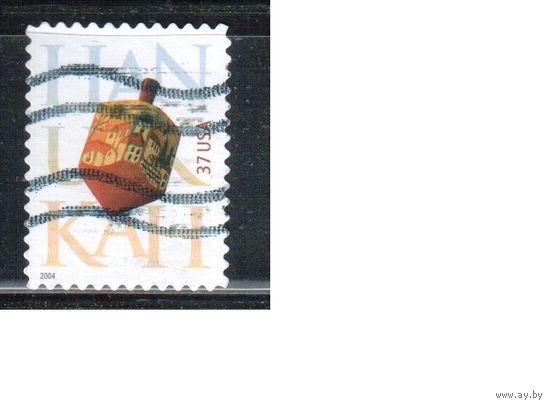 США-2004 (Мих.3881) , гаш., Ханука (одиночка),