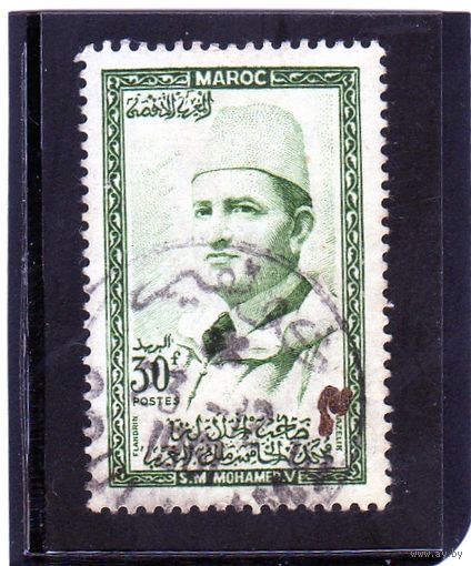 Марокко. Ми-412. Король Мохаммед V. 1956.