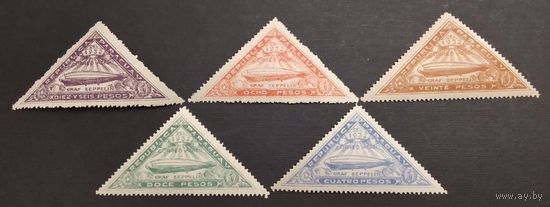 Парагвай. 1932г. Граф Цеппелин. Дирижабли.