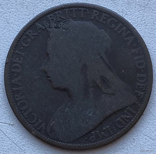 Великобритания 1 пенни 1896 г. Виктория
