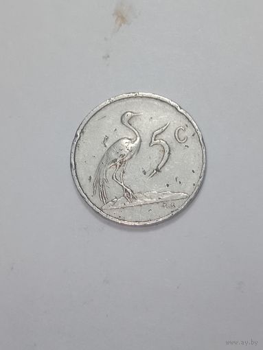 ЮАР 5 центов 1980 года . South - Africa