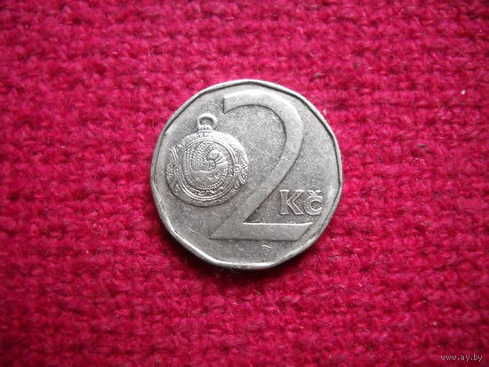 Чехия 2 кроны 1993 г.