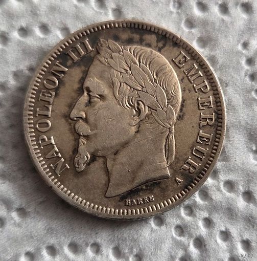 Франция 2 франка 1866