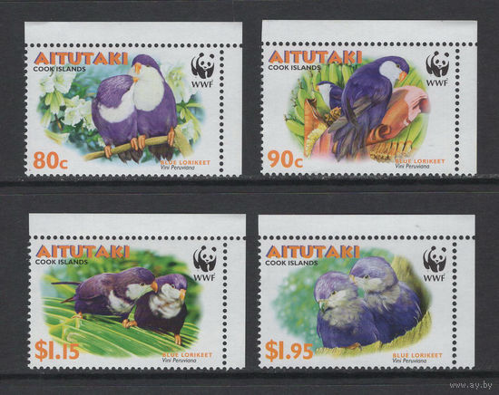Острова Кука Аитутаки /Aitutaki 2002**  Фауна Птицы Попугаи