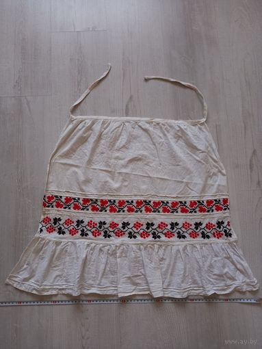 Фартук,  передник вышитый, старинный