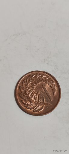 Новая Зеландия 1 цент 1974