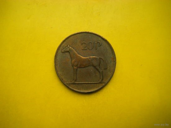 Ирландия 20 пенсов 1986г.