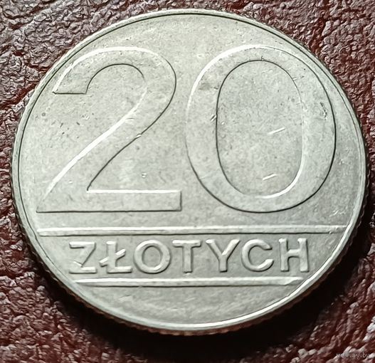 Польша 20 злотых, 1990    ( 1-12-4 )