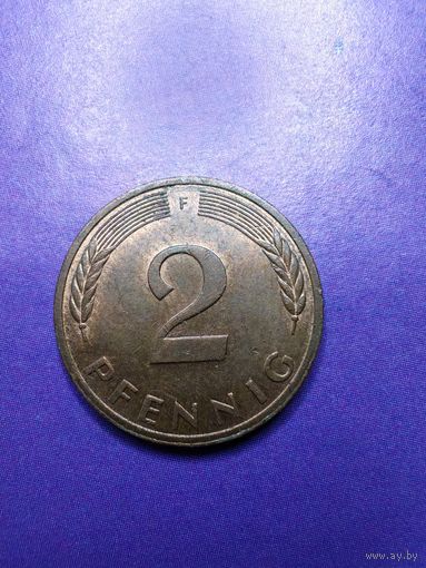 2 пфеннинга 1979 F