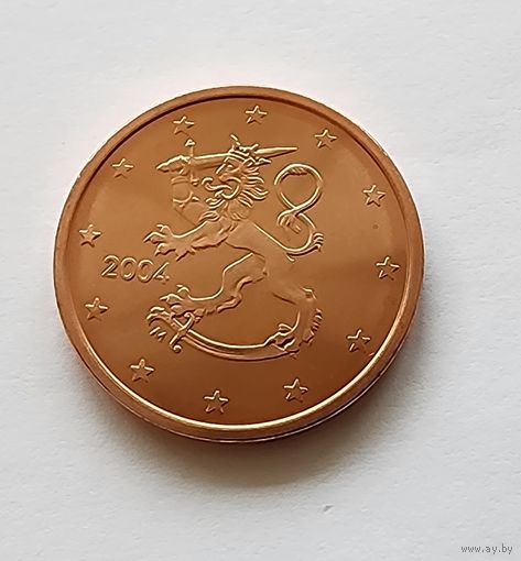 Финляндия 5 евроцентов, 2004 UNC
