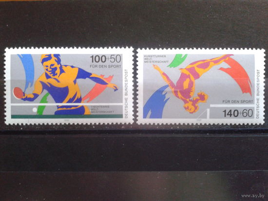 ФРГ 1989 Спорт** Михель-6,0 евро полная серия